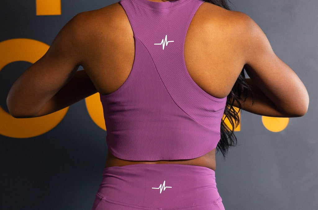 Pink Dri-Fit Racerback Crop top (built in sports bra) – HEAD-ON APPAREL
