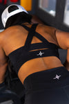 High-Support Padded Zip-Front Sports Bra